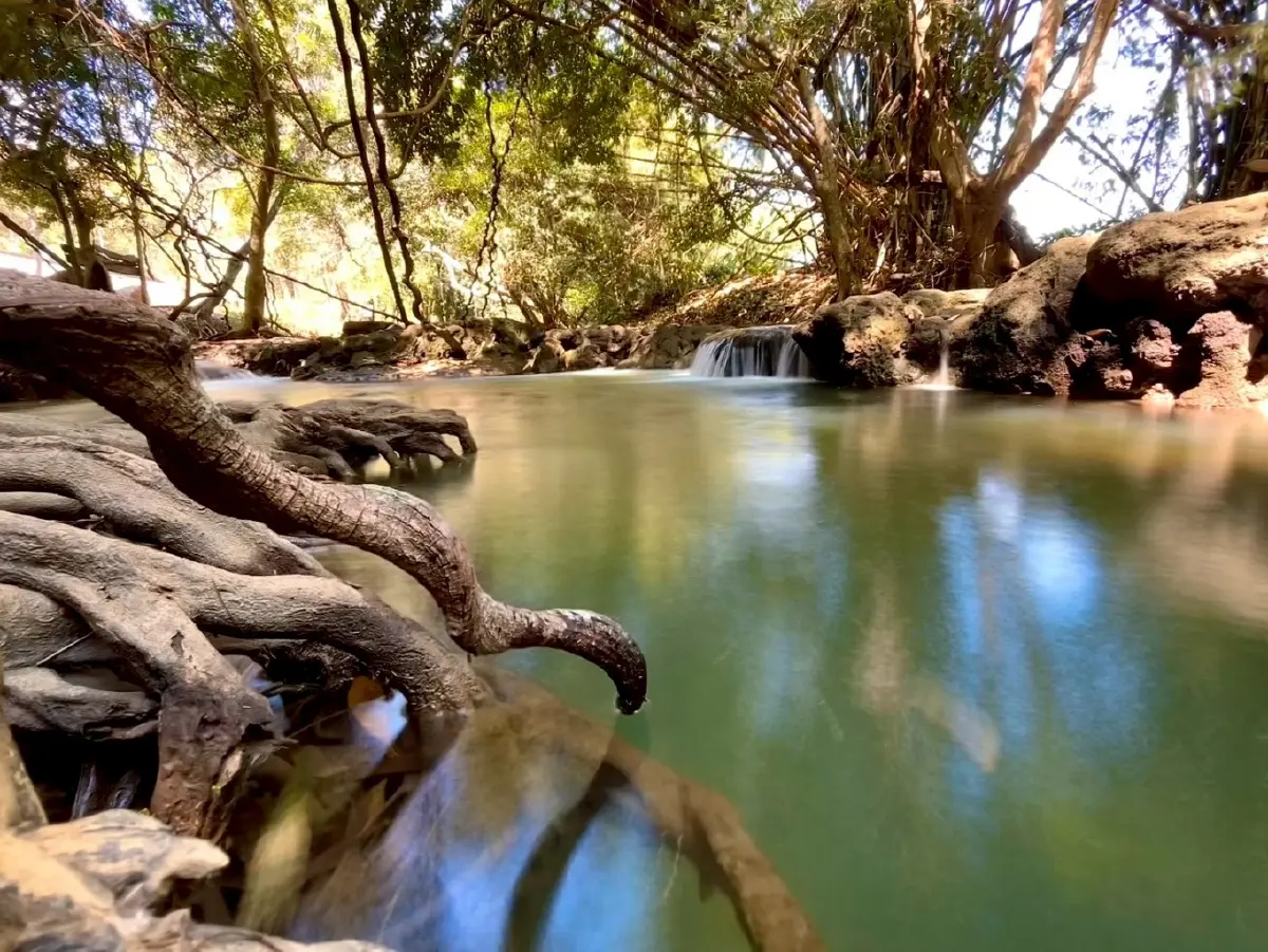 หน้าร้อน ปักหมุดเที่ยวเลย 'น้ำตกท่าสวรรค์' อ.นาด้วง น้ำใสไหลเย็น