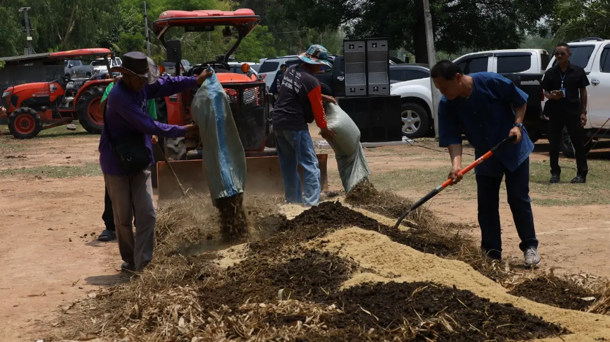 แก้ปัญหาราคาปุ๋ยแพง หนุนเกษตรกรผลิตปุ๋ยอินทรีย์ใช้เอง