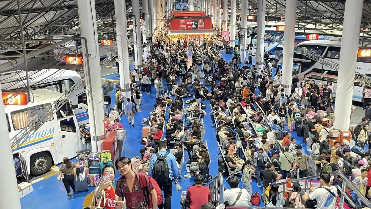 บขส. เปิดยอดประชาชนเดินทางสงกรานต์ 11 วัน ทะลุ 1.3 ล้านคน ใช้รถกว่า 7.5 หมื่นเที่ยว