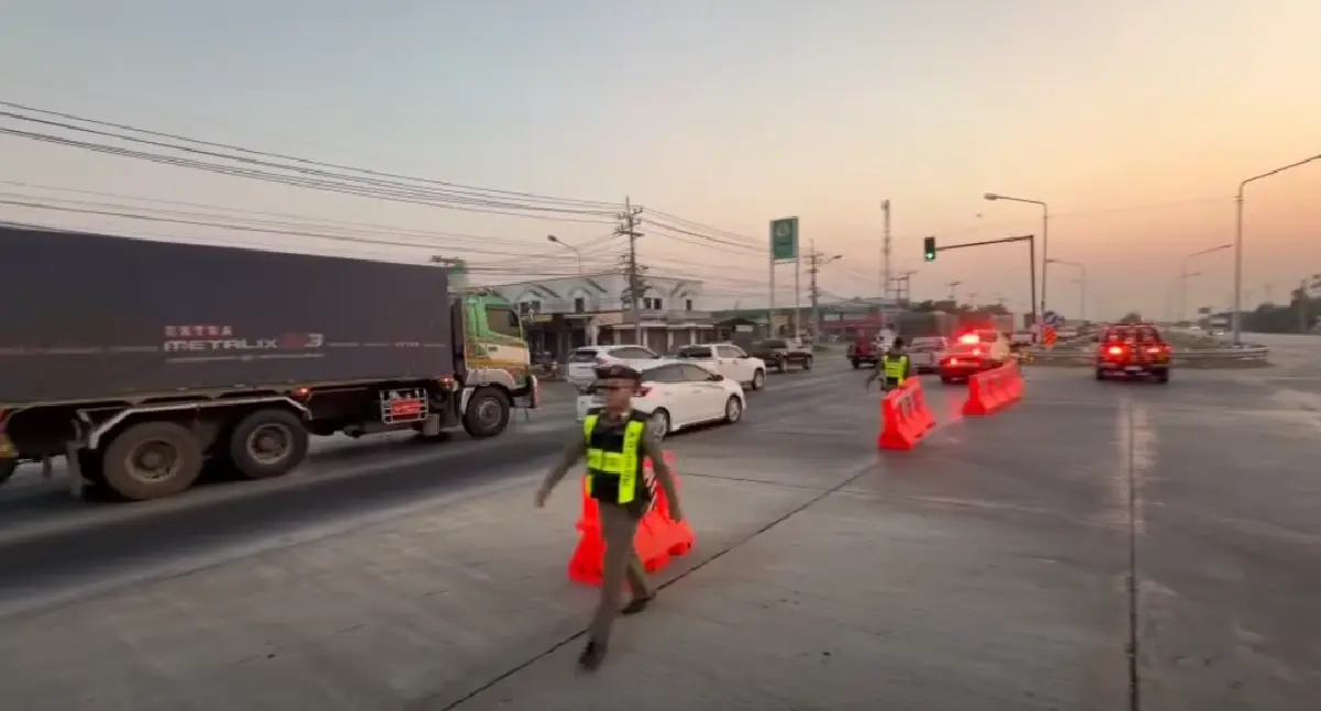 เช็กเส้นทางกลับบ้านสงกรานต์ 69 รถติดมาก ถนนมิตรภาพ มอเตอร์เวย์ M6