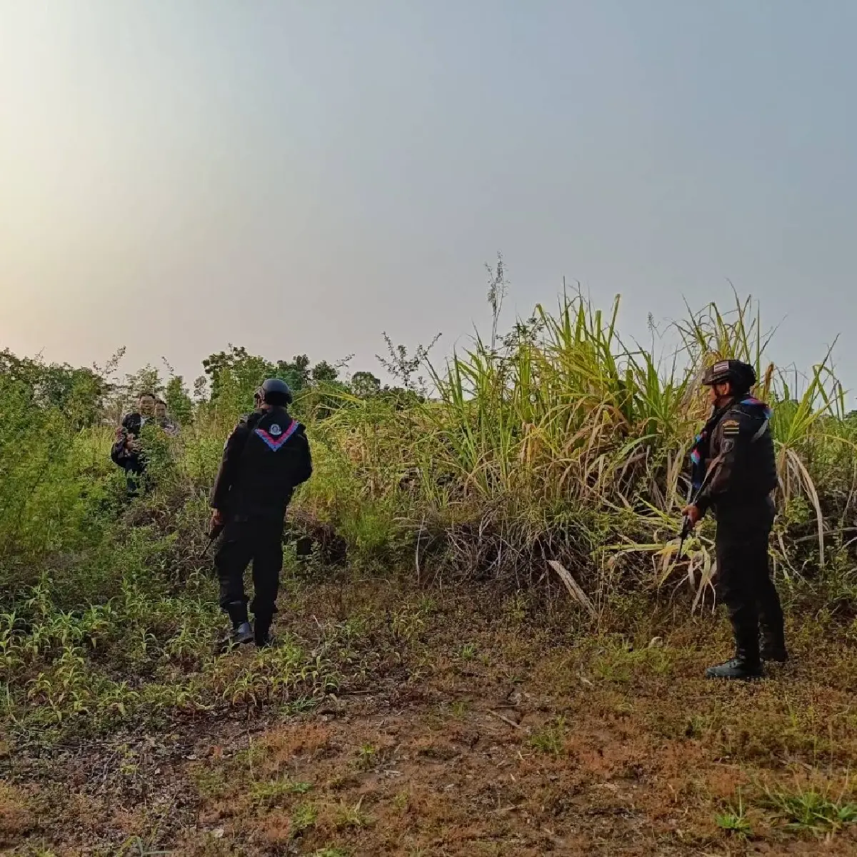 ทหารจับ 4 กัมพูชา ลอบเข้าเมือง หลังลาดตระเวนชายแดนอรัญประเทศ