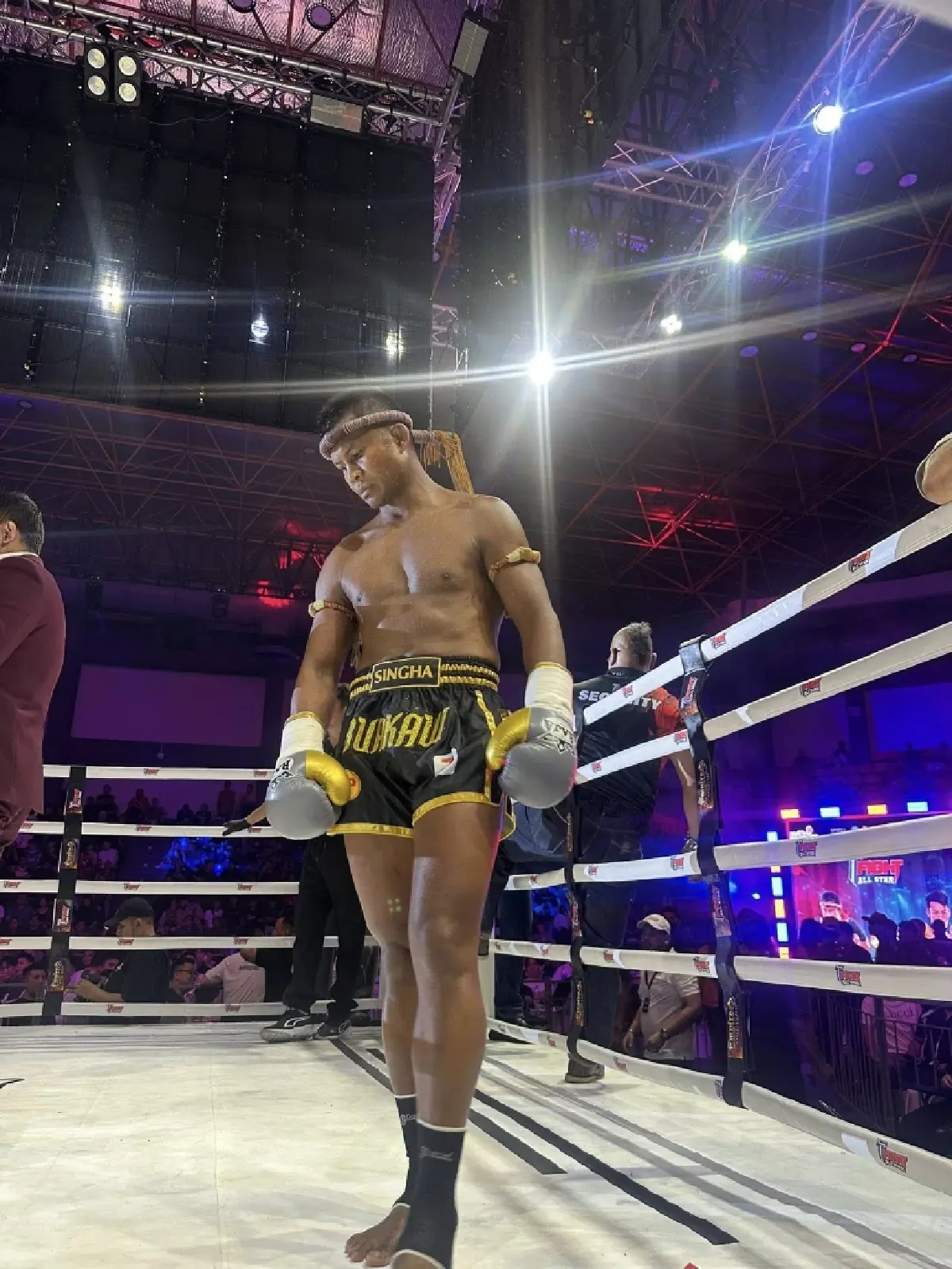 ผลมวยสด บัวขาว ชนะเอกฉันท์ 3 ยก ดับซ่า เมิ่ง เกาเฟิง T Fight All Stars