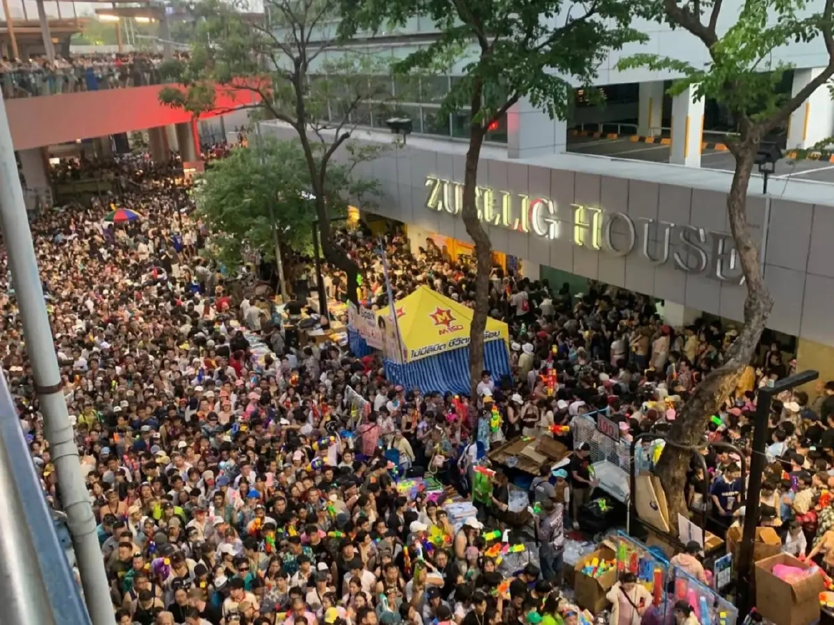 คนทะลักล้าน สงกรานต์ 69 รถไฟฟ้าแตก สยาม สีลม ไอคอนสยาม แชมป์คนแน่น