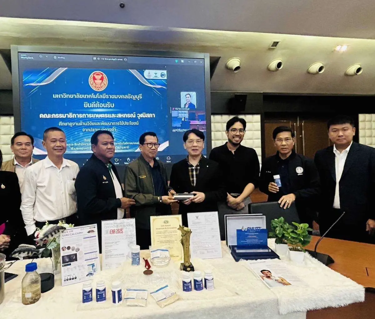 เปลี่ยนปลาหมอคางดำสู่แคลเซียมชีวภาพ SARO แก้ปัญหาสิ่งแวดล้อม