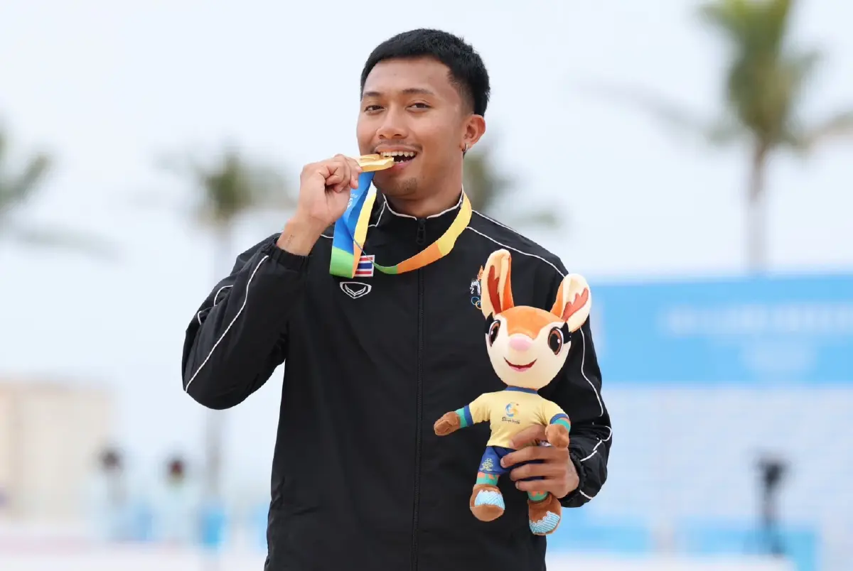 ผลกรีฑาสด บิว ภูริพล-จิราพัชร คว้าเหรียญทอง เอเชียนบีช เกมส์ 2026