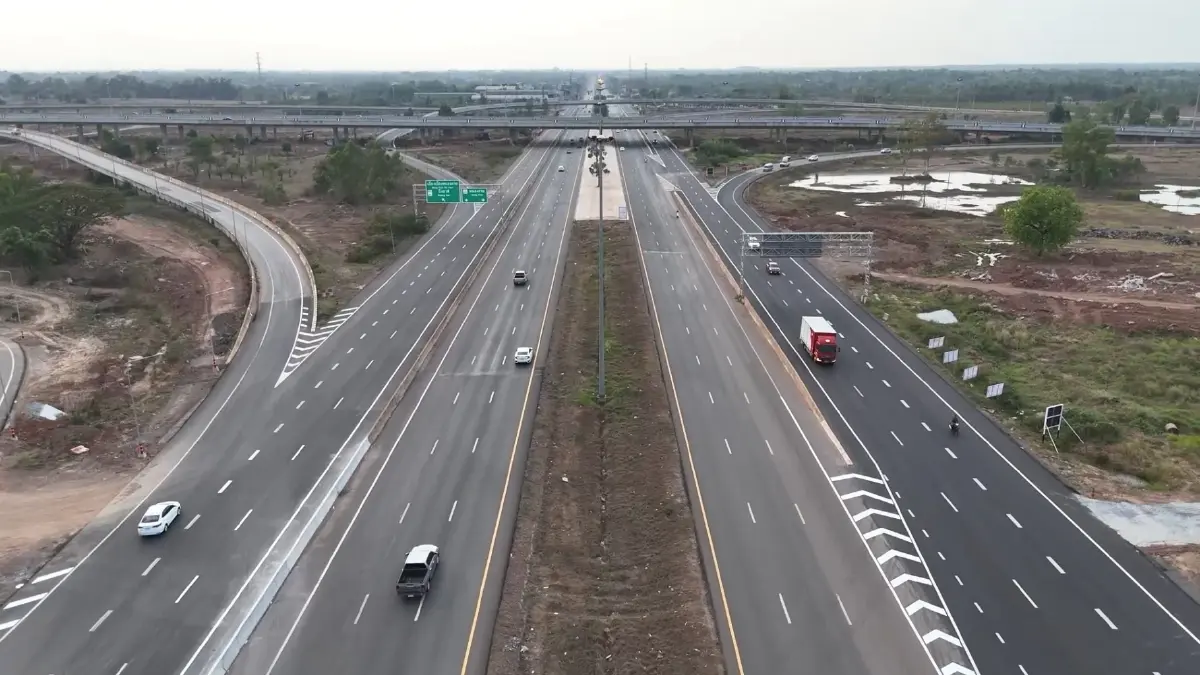 เปิดใช้แล้ว ทางเลี่ยงเมืองหนองคาย ด้านตะวันออก เพิ่มประสิทธิภาพการเดินทาง-ขนส่ง