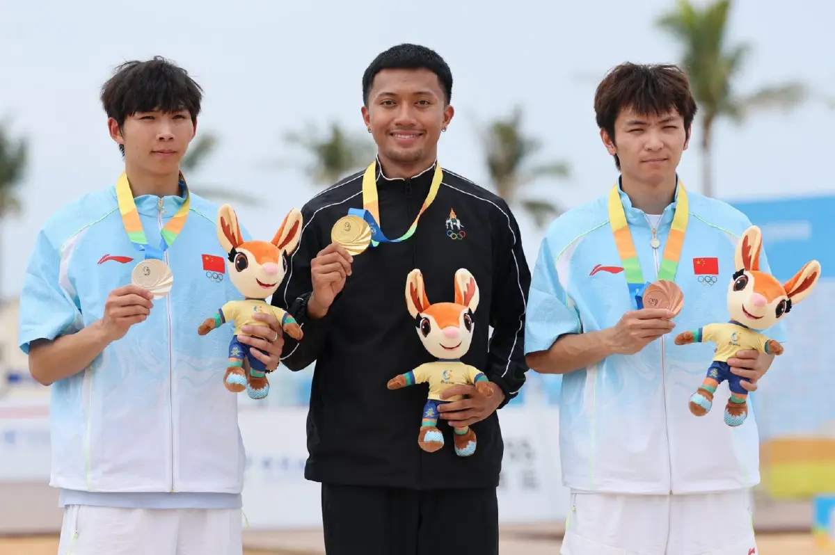 ผลกรีฑาสด บิว ภูริพล-จิราพัชร คว้าเหรียญทอง เอเชียนบีช เกมส์ 2026