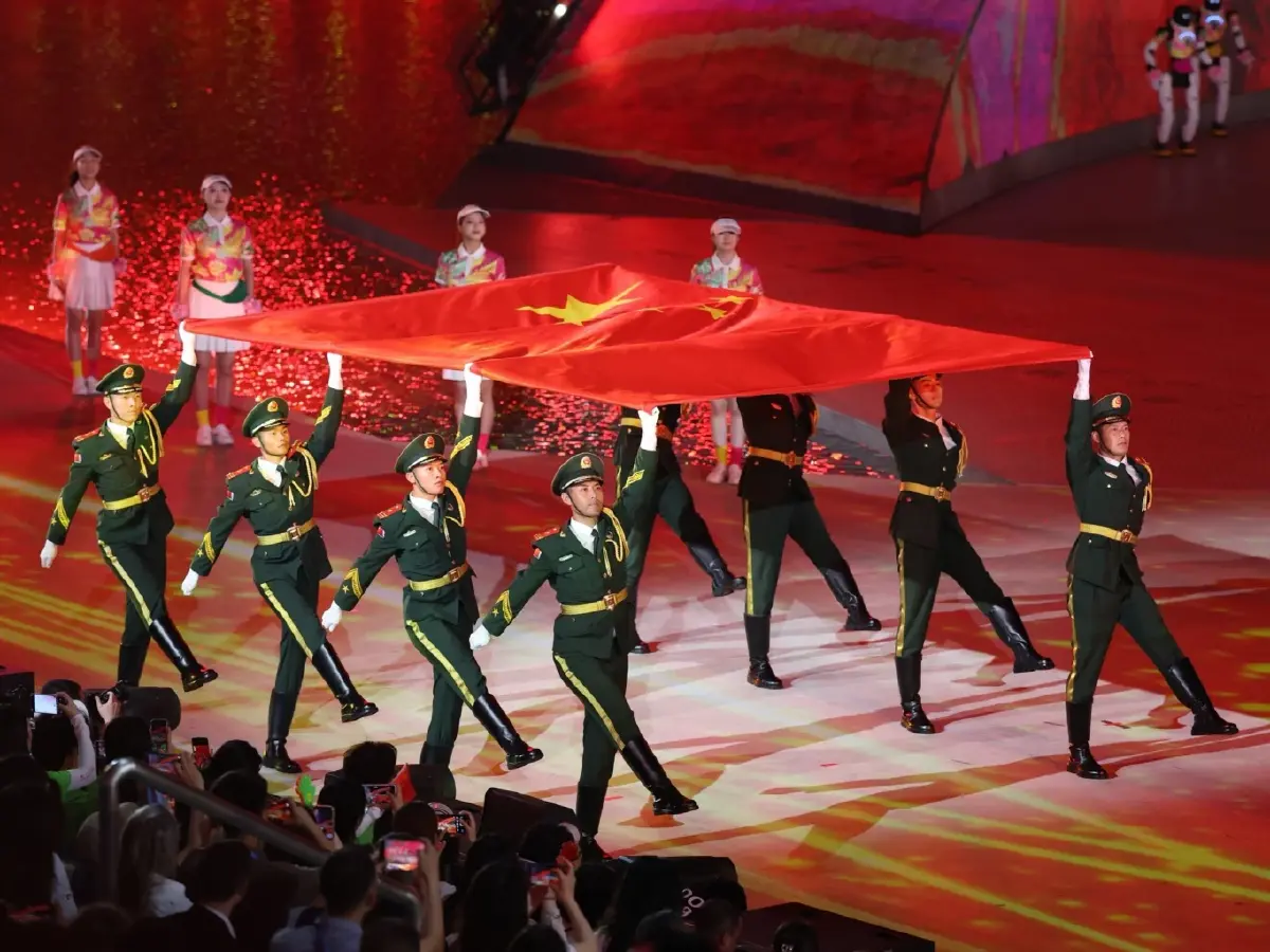 เปิดฉากแล้ว เอเชียนบีชเกมส์ ครั้งที่ 6 'โจเซฟ-หยก' ถือธงชาติไทยนำขบวนพาเหรดทัพไทย