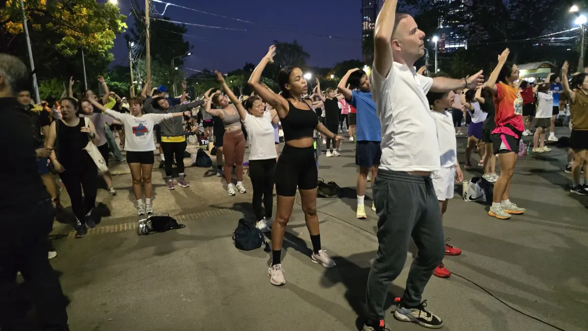 ‘แอโรบิค’ ที่ ‘สวนลุมพินี’ อยาก ‘สุขภาพดี’ ต้องมาเช็คอิน!