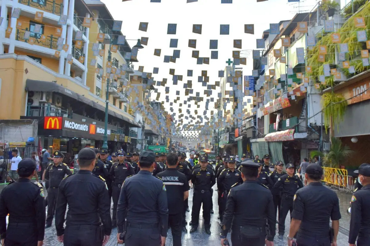 เทศกิจพรึ่บ ถนนข้าวสารพื้นที่โดยรอบ หลังปิดสงกรานต์