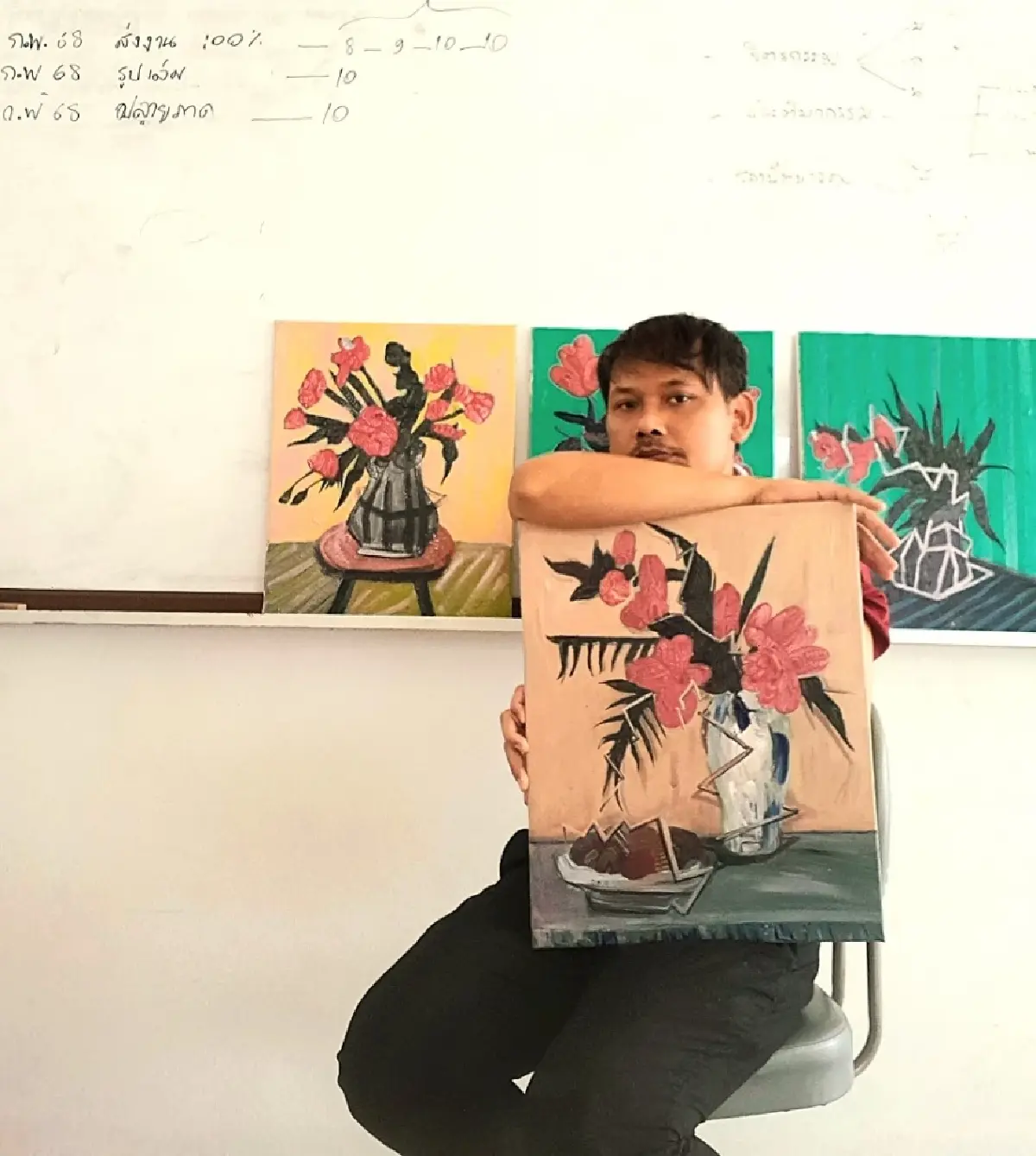 พินิจพันธุ์ : วิทย์กับศิลป์ในภาพหุ่นนิ่งของ ‘พีรเวทย์ กระแสโสม’