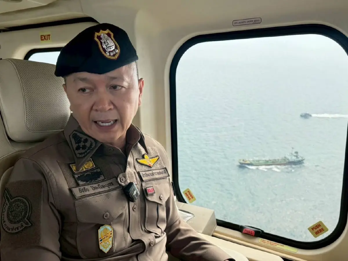 บุกตรวจ เรือขนน้ำมัน กลางอ่าวไทย พบพิรุธเดินเรือช้า เร่งสอบเข้าข่ายกักตุนเก็งกำไรหรือไม่