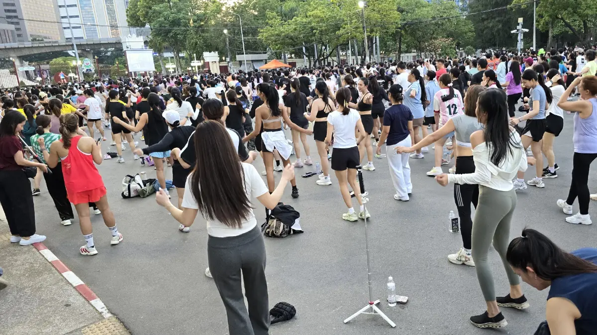 ‘แอโรบิค’ ที่ ‘สวนลุมพินี’ อยาก ‘สุขภาพดี’ ต้องมาเช็คอิน!