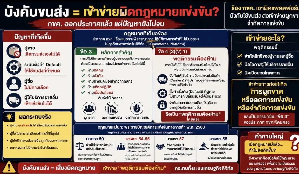 ทนายอนันต์ชัย เดินหน้าร้องเรียน แพลตฟอร์มบังคับขนส่ง เมินประกาศ กขค.