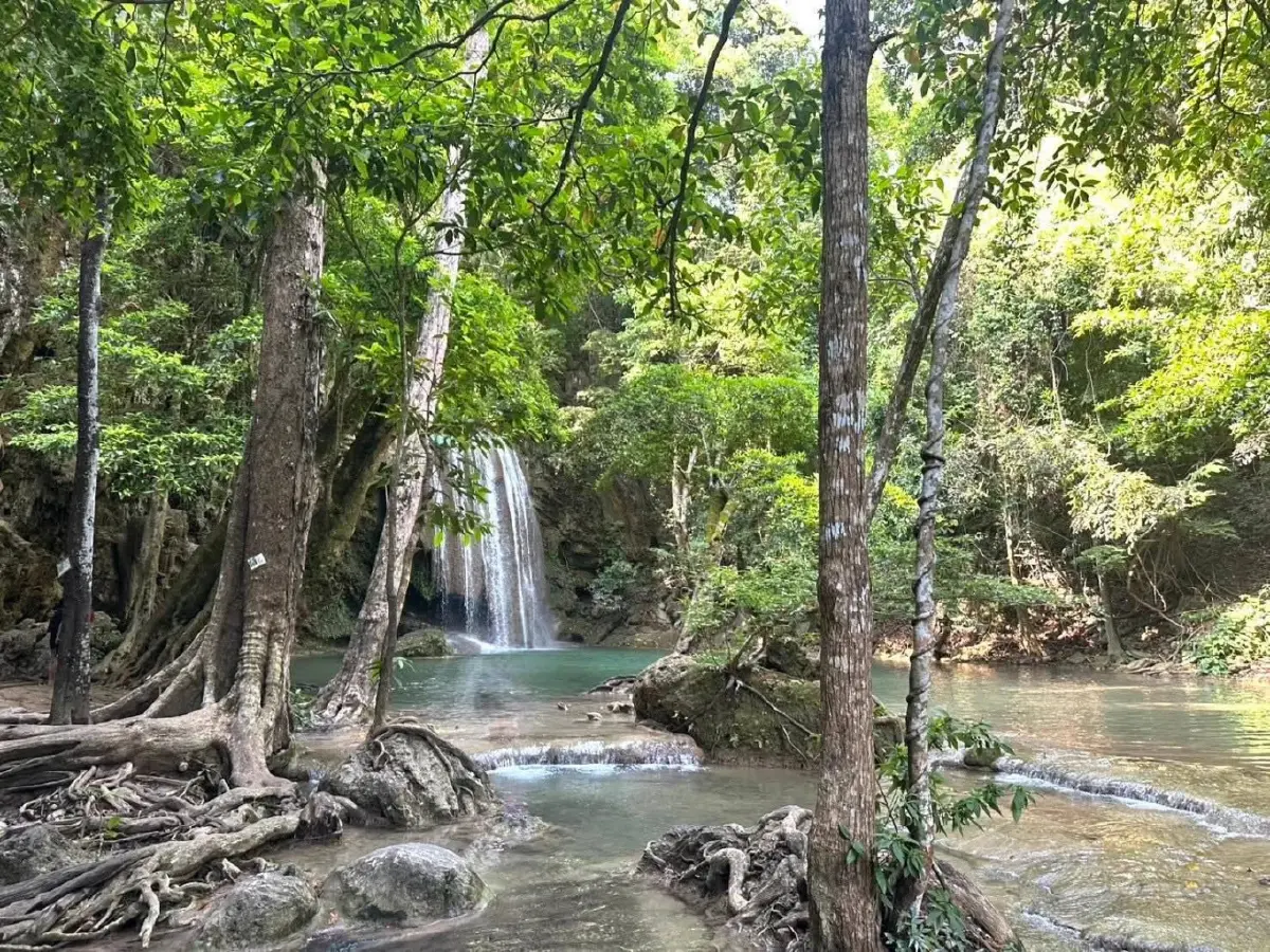 เที่ยวได้แล้ว อุทยานแห่งชาติเอราวัณ ประกาศเปิดท่องเที่ยว-พักแรม หลังไฟป่าคลี่คลาย