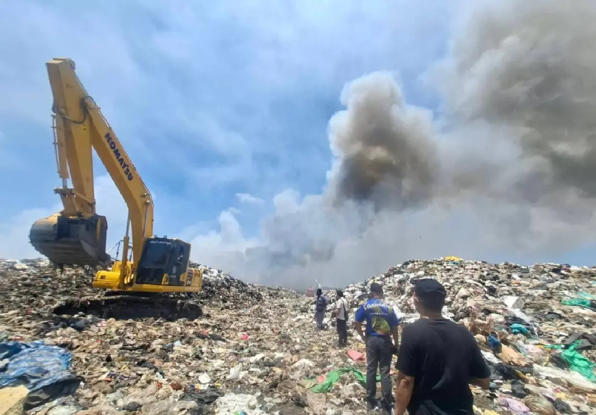 อัปเดตสถานการณ์ไฟไหม้บ่อขยะภูเก็ต ควันพิษคลุ้ง คุมเพลิงได้ 80%