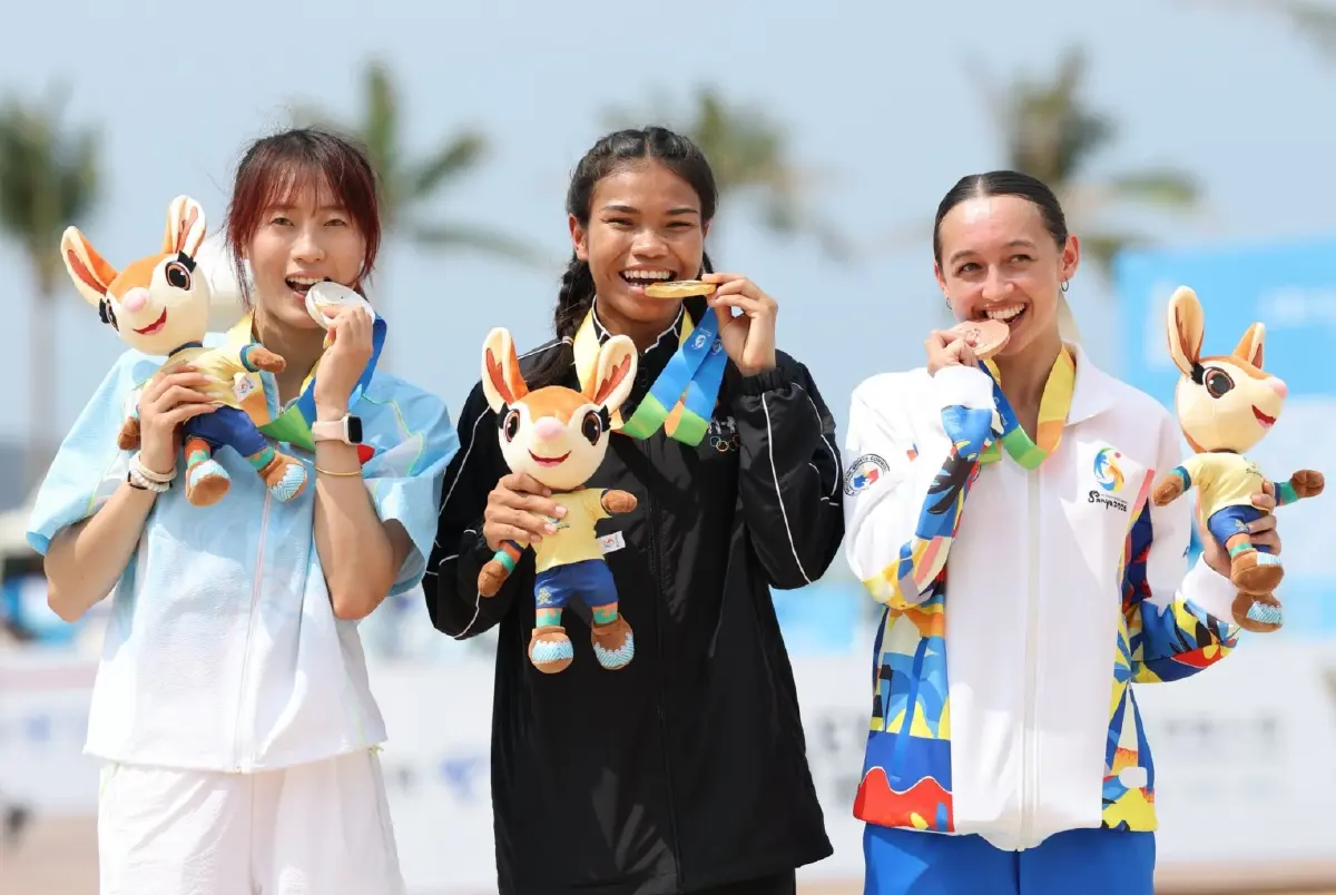 ผลกรีฑาสด บิว ภูริพล-จิราพัชร คว้าเหรียญทอง เอเชียนบีช เกมส์ 2026