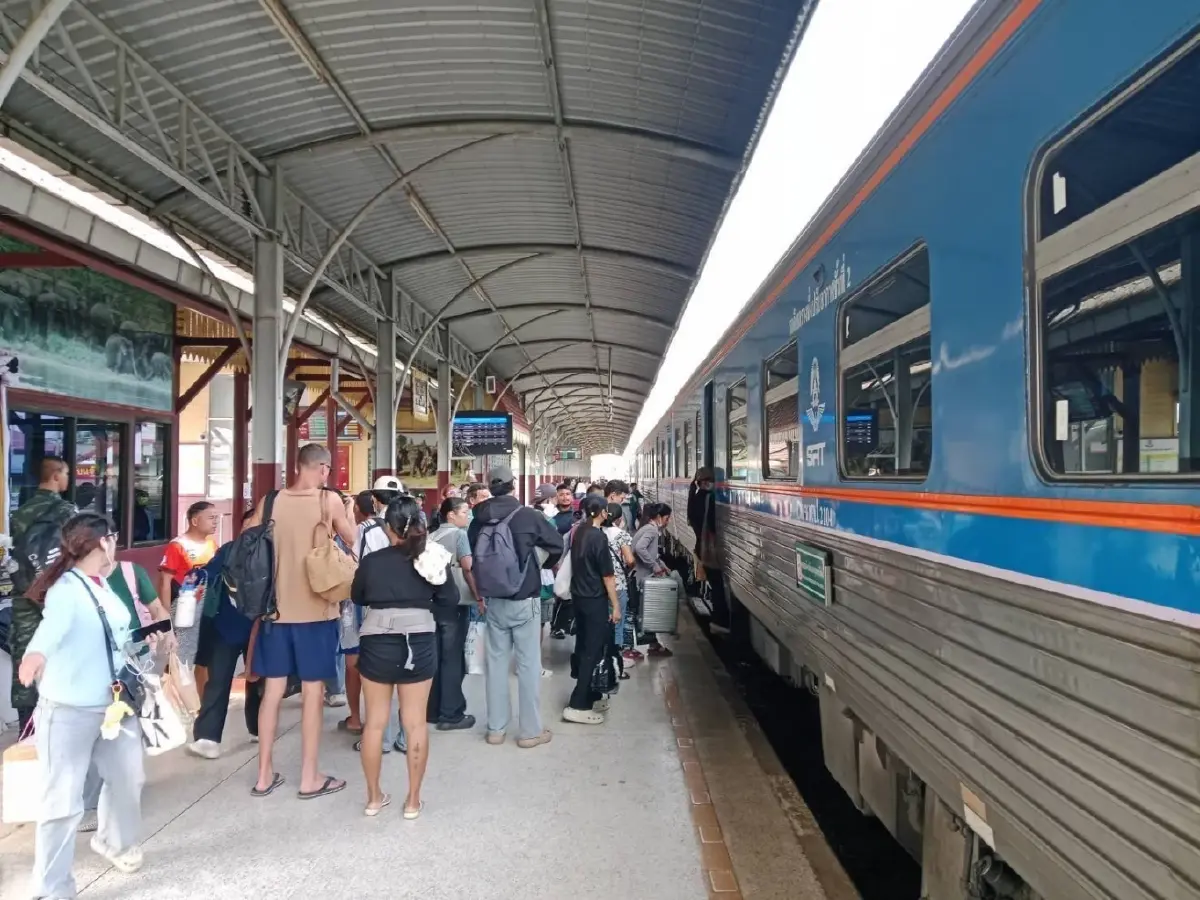 รฟท. เผย สงกรานต์ 69 ใช้บริการทะลุ 5.4 แสนคน สายใต้ครองแชมป์ผู้โดยสารสูงสุด