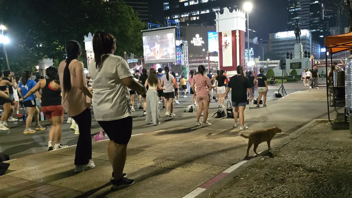 ‘แอโรบิค’ ที่ ‘สวนลุมพินี’ อยาก ‘สุขภาพดี’ ต้องมาเช็คอิน!