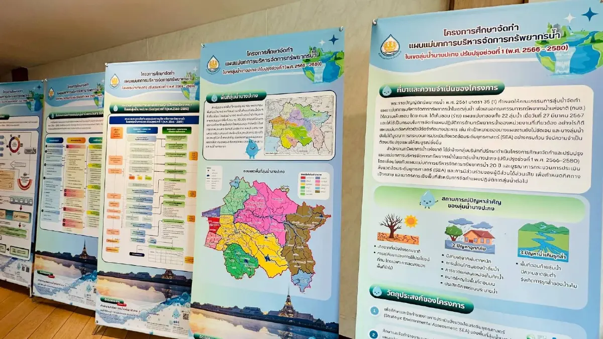 พลิกโฉมบางปะกง ใช้ SEA วางแม่บทน้ำสมดุล ตอบโจทย์ตรงจุด