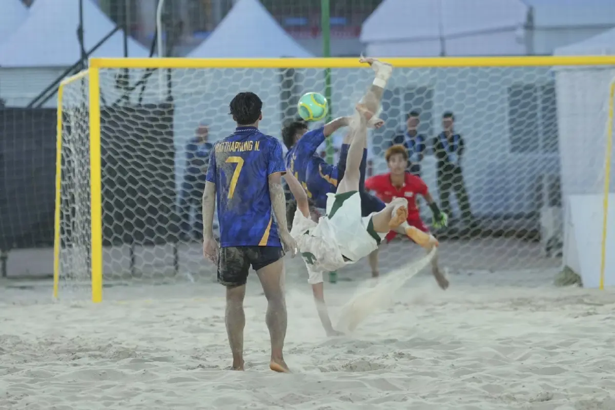 ผล ฟุตบอลชายหาด ทีมชาติไทย พ่าย ซาอุดีอาระเบีย 4-8 ประเดิมศึก เอเชียนบีชเกมส์