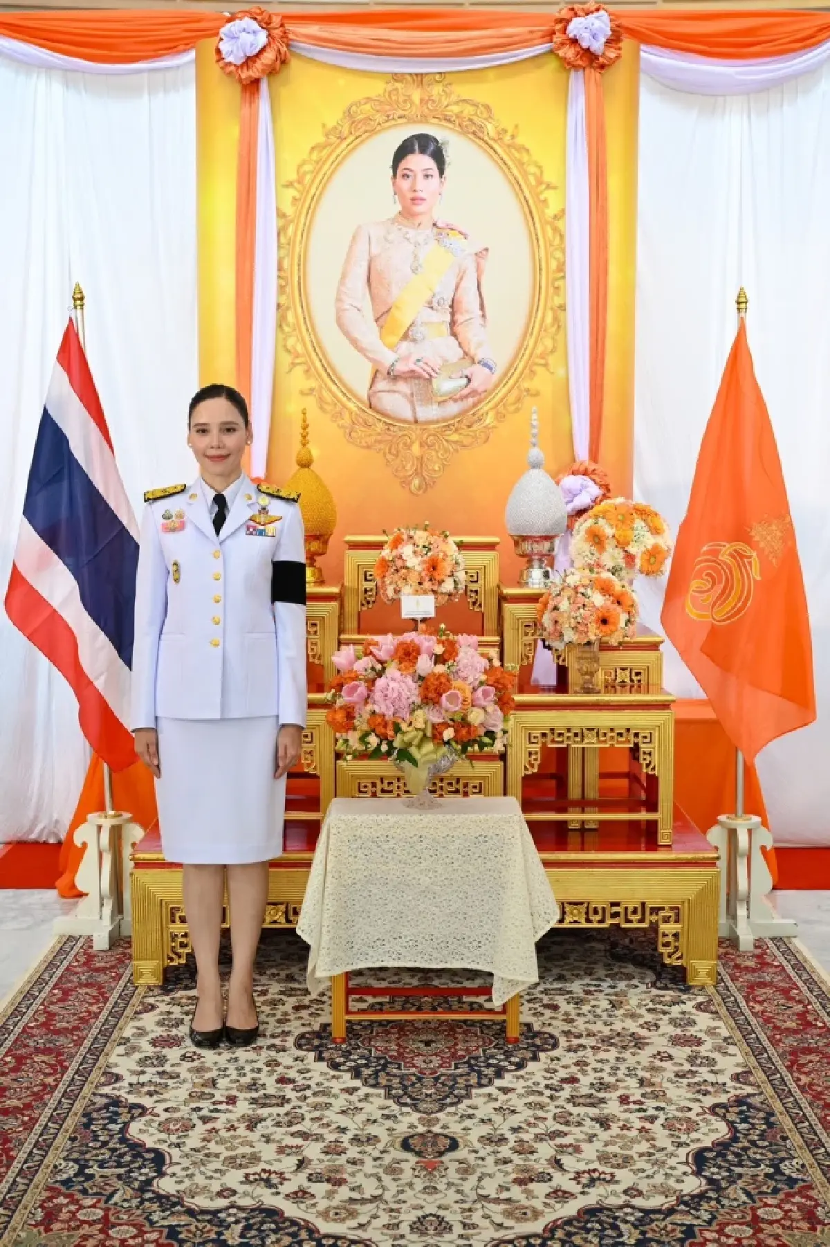เจ้าฟ้าสิริวัณณวรีฯ โปรดเกล้าฯ พระราชทานแจกันดอกไม้ แสดงความยินดี 'ซาบีดา'