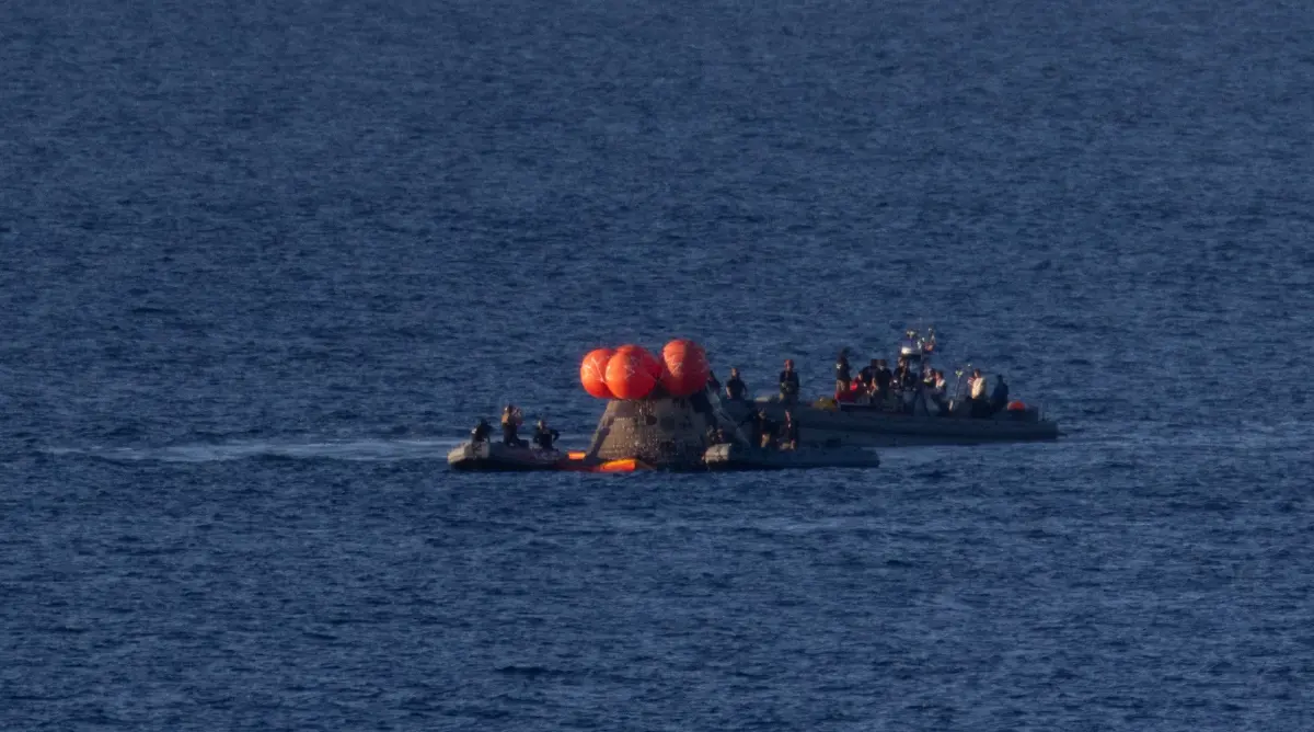 นาซาฉลองชัย นักบินอวกาศ 4 คนภารกิจ Artemis II กลับถึงโลกแล้ว