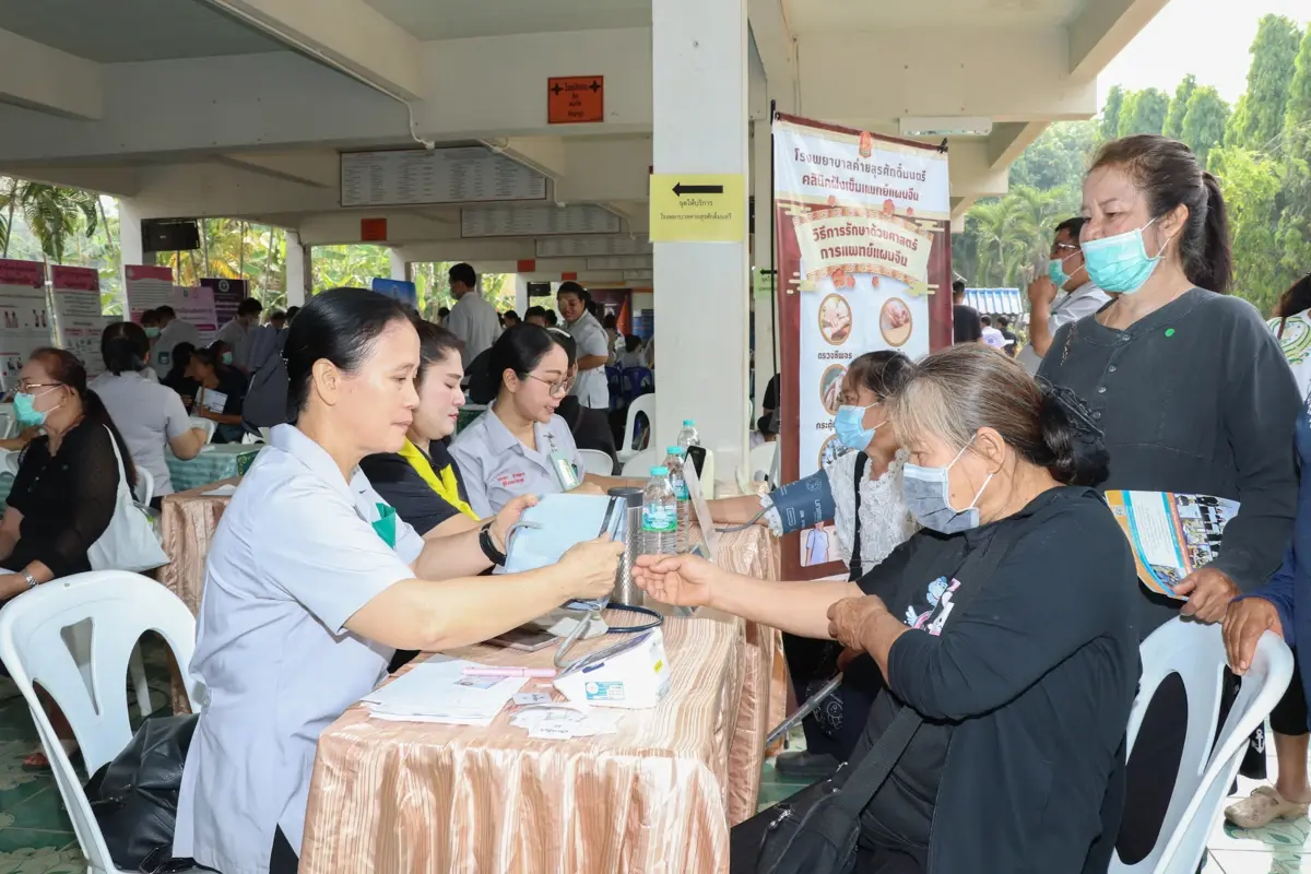 สมเด็จเจ้าฟ้าฯ กรมพระศรีสวางควัฒนฯ ทรงเสด็จเยี่ยมหน่วยแพทย์ พอ.สว.