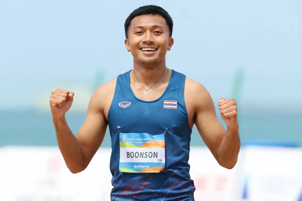 ผลกรีฑาสด บิว ภูริพล-จิราพัชร คว้าเหรียญทอง เอเชียนบีช เกมส์ 2026