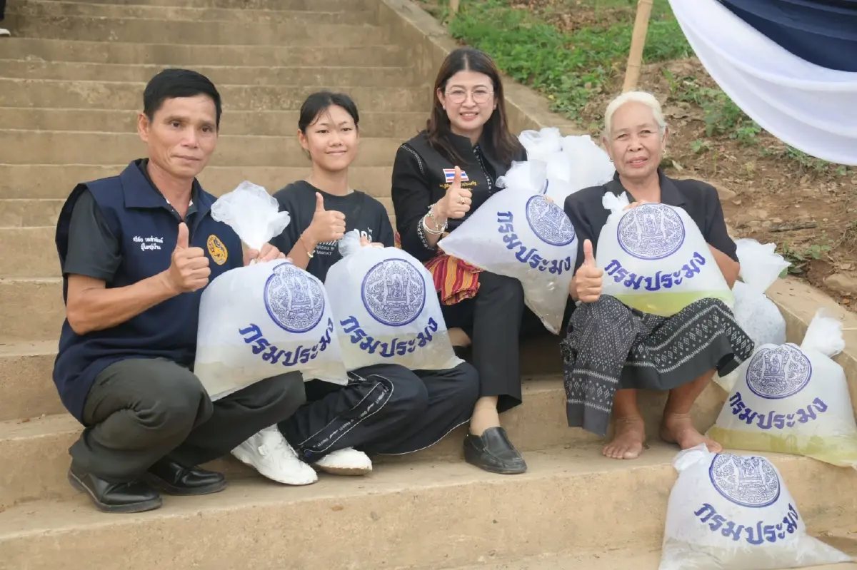 คืนถิ่นปลาเอิน กรมประมงปล่อยยี่สกไทย 1 แสนตัว ฟื้นแม่น้ำโขง,