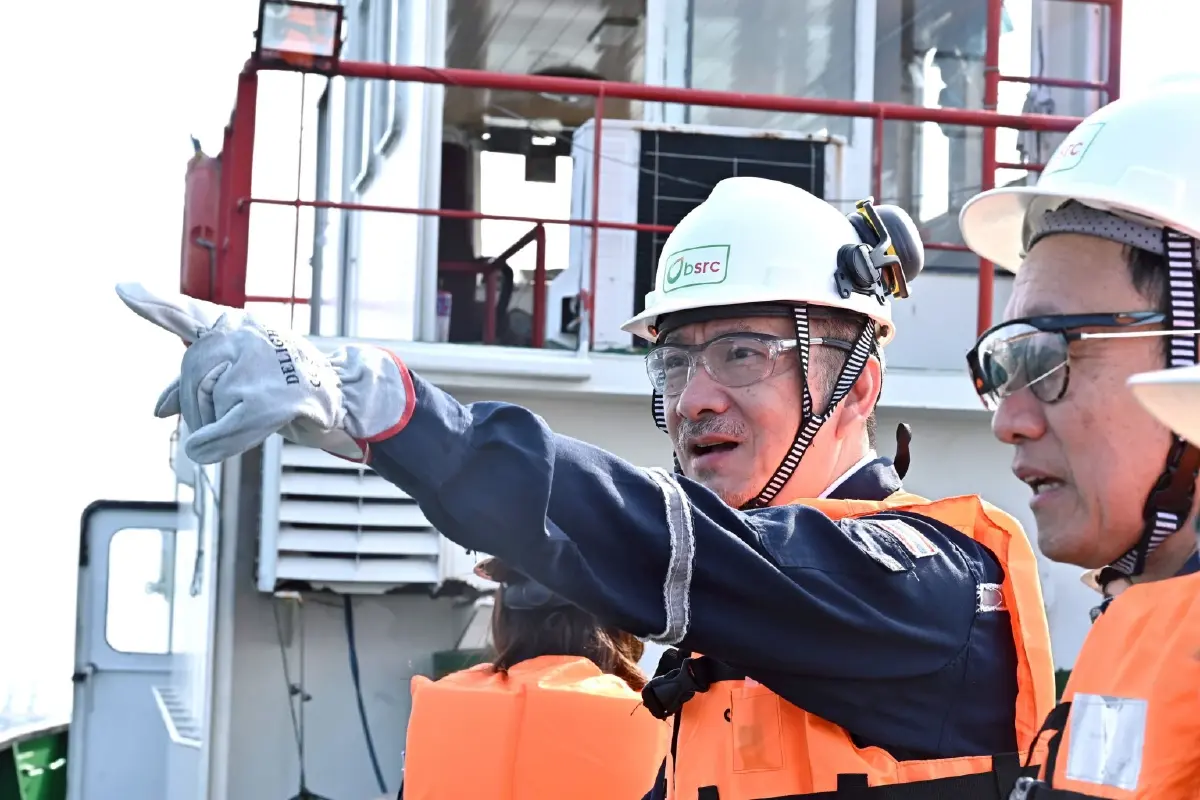 เรือขนส่งน้ำมันดิบบางจากฯจากตะวันออกกลาง 7 แสนบาร์เรล ถึงท่าเรือโรงกลั่นแล้ว