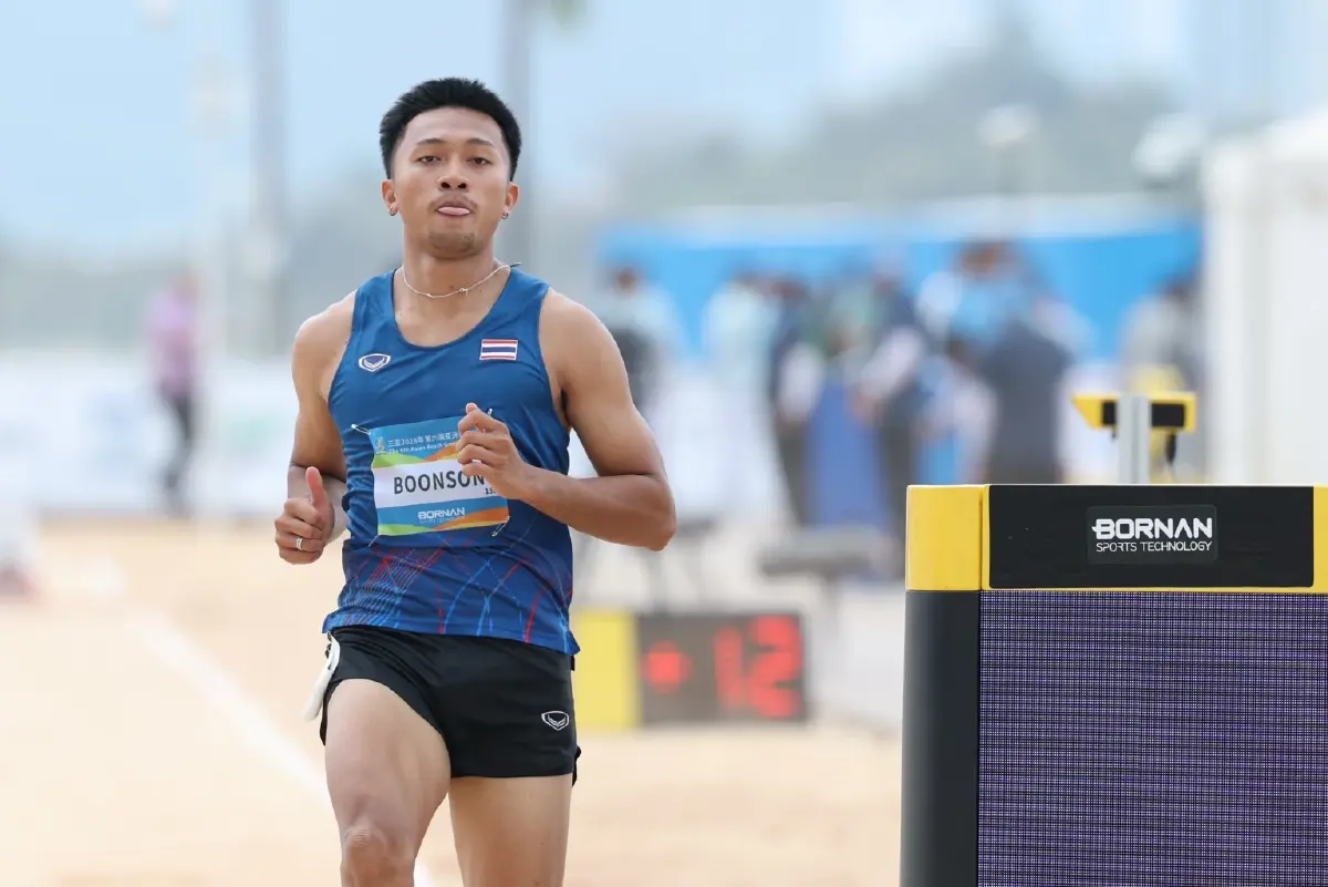 ดูกรีฑาสด บิว ภูริพล วิ่ง 60 เมตร รอบชิงชนะเลิศ เอเชียนบีช เกมส์ 2026