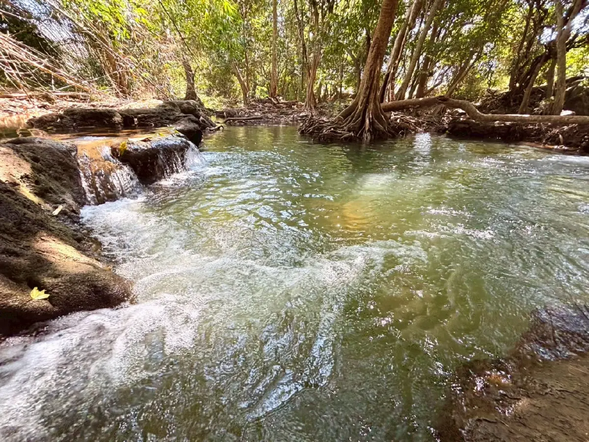 หน้าร้อน ปักหมุดเที่ยวเลย 'น้ำตกท่าสวรรค์' อ.นาด้วง น้ำใสไหลเย็น