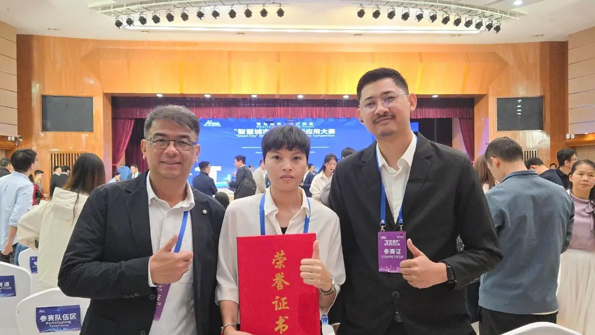 หนึ่งเดียวในไทย คว้าที่ 3 จากหมื่นทีม เวทีโลกที่จีน โชว์วางผังเมืองอัจฉริยะ