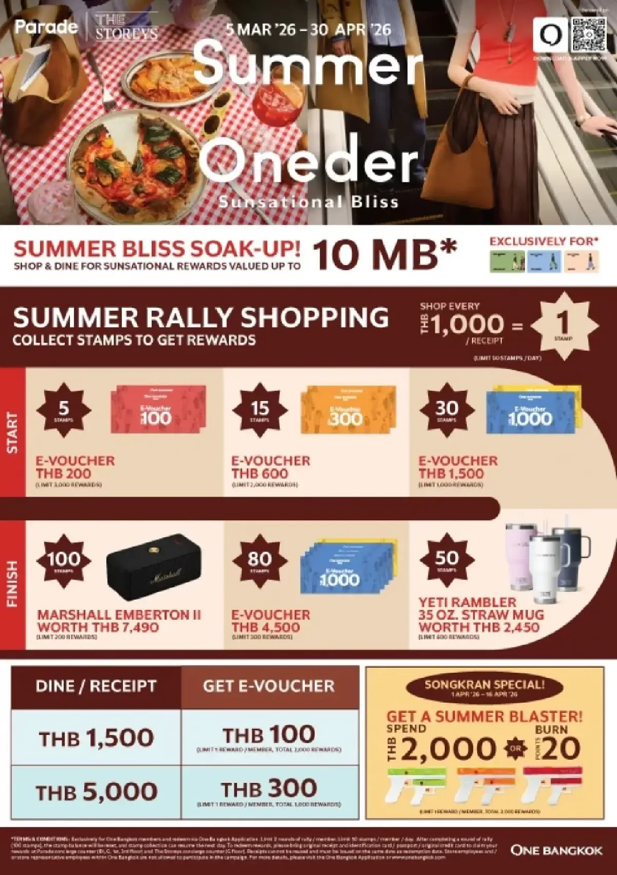 วัน แบงค็อก จัดงาน One Bangkok Sunsational Songkran Festival 2026 ซัมเมอร์วอเตอร์พาร์คใจกลางเมือง