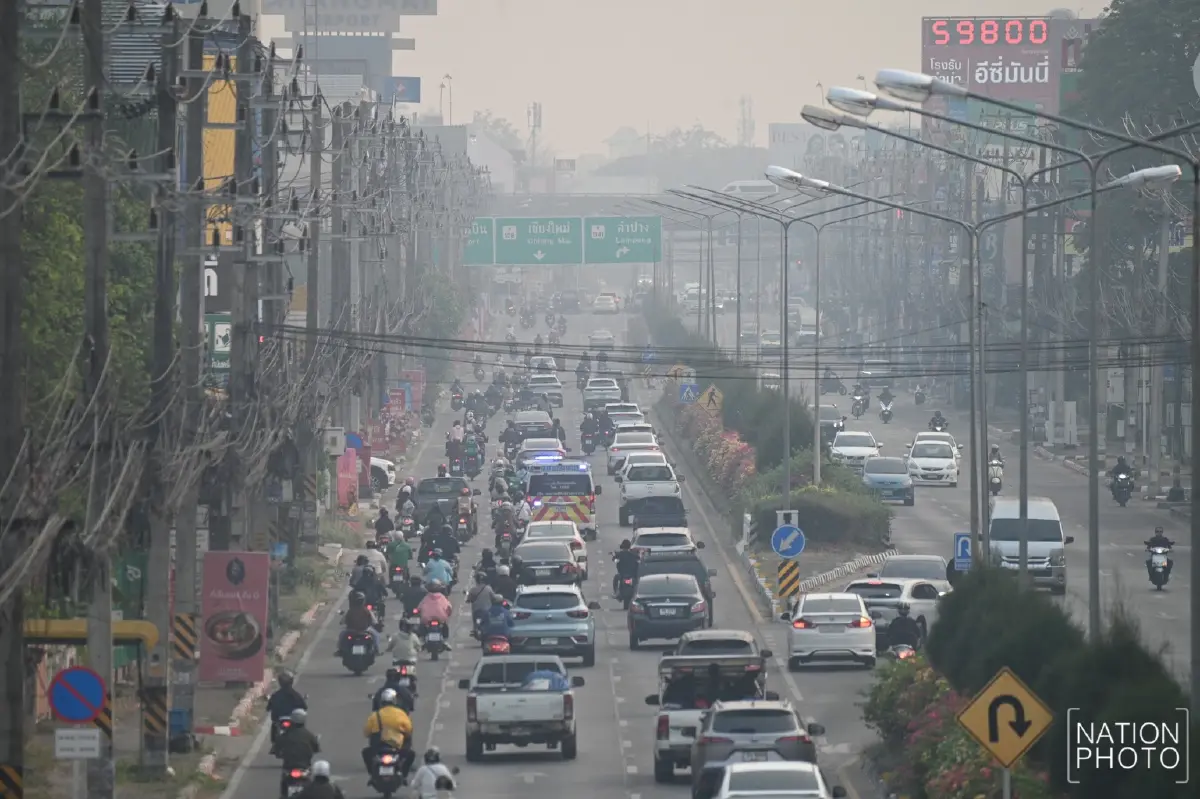 ฝุ่นเชียงใหม่ ติดอันดับ 1 โลก PM2.5 ระดับสีม่วง ปชช.อยู่อย่างลำบาก