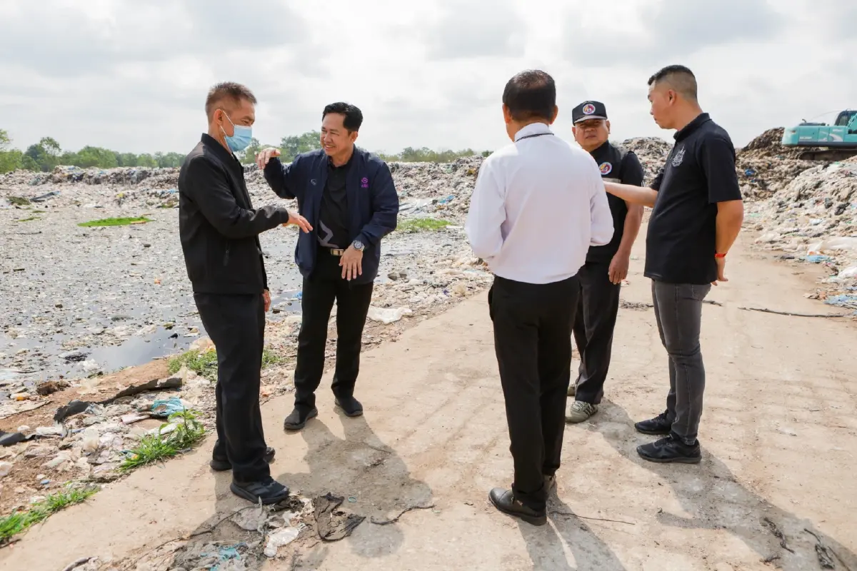 รุดตรวจบ่อขยะ เฝ้าระวังอัคคีภัยช่วงอากาศร้อนจัด