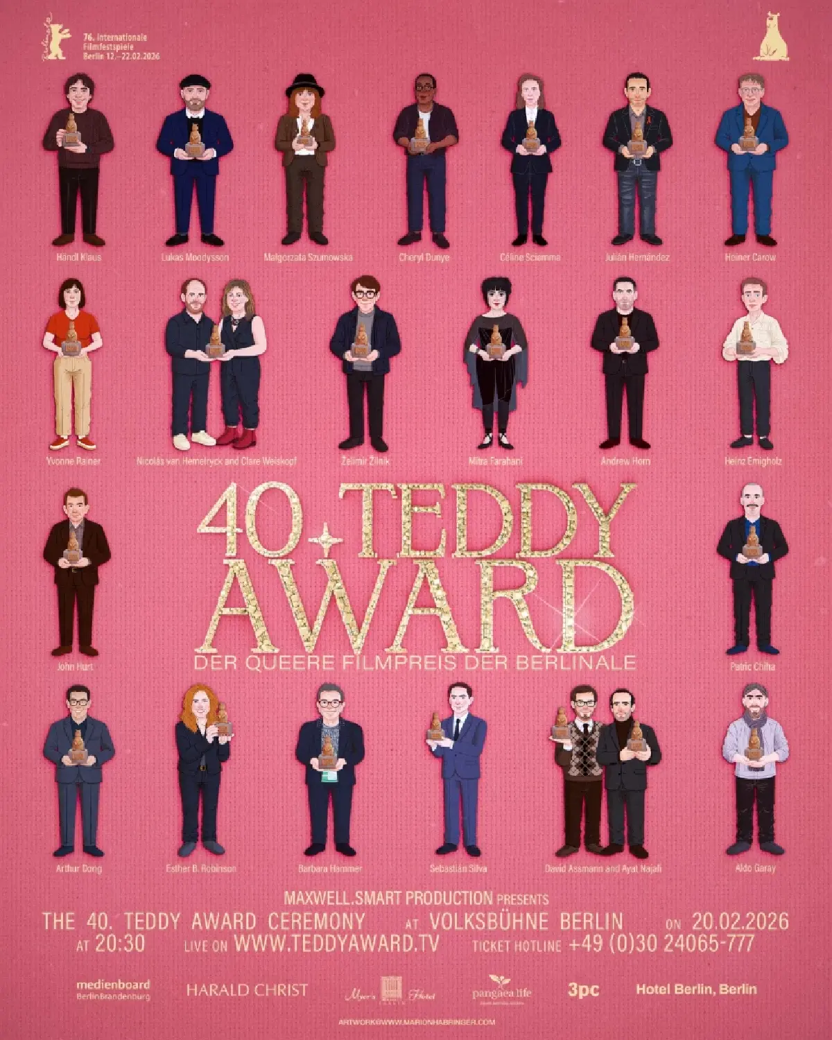 ผลรางวัล TEDDY Award ที่เทศกาลภาพยนตร์นานาชาติเมืองเบอร์ลิน 2026
