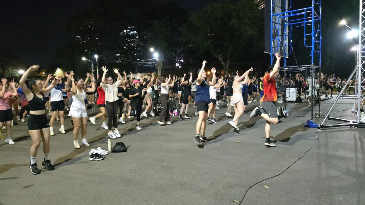 ‘แอโรบิค’ ที่ ‘สวนลุมพินี’ อยาก ‘สุขภาพดี’ ต้องมาเช็คอิน!