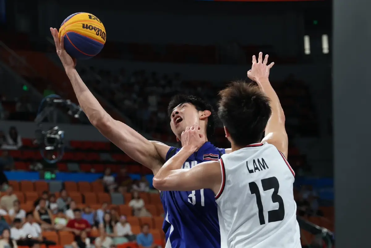 LIVE สด 'ไทย พบ จีน' ถ่ายทอดสด บาสเกตบอล 3x3 หญิง เอเชียนบีช เกมส์ 2026