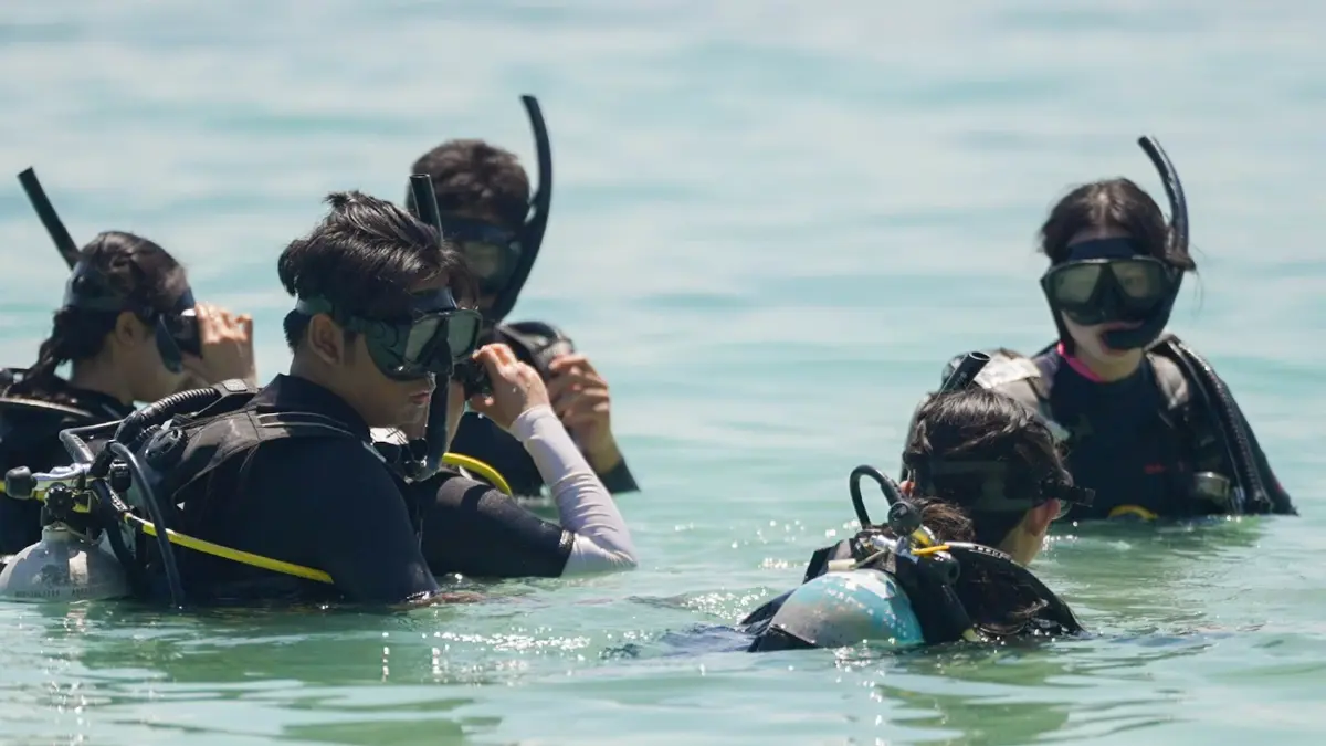 BTS จับมือภาครัฐ-เอกชน นำ 24 เยาวชนผู้ผ่านการคัดเลือก ทำกิจกรรมฟื้นฟูเกาะไหง จ.ตรัง