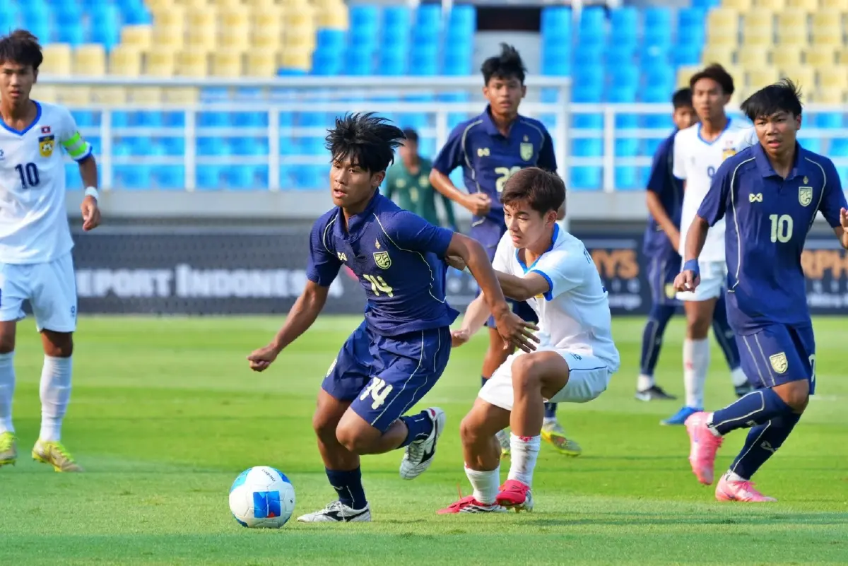 ผลบอล ทีมชาติไทย U16 พ่าย สปป.ลาว 2-3 จบรอบแบ่งกลุ่ม ชิงแชมป์อาเซียน 2026