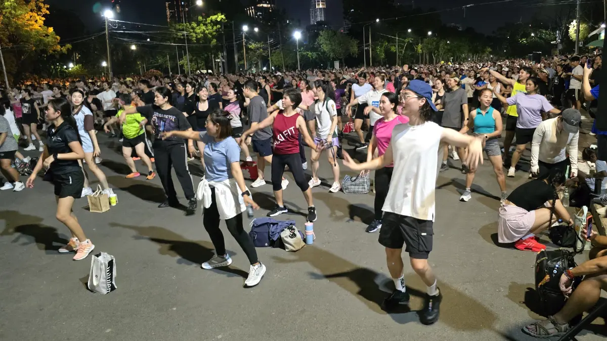 ‘แอโรบิค’ ที่ ‘สวนลุมพินี’ อยาก ‘สุขภาพดี’ ต้องมาเช็คอิน!