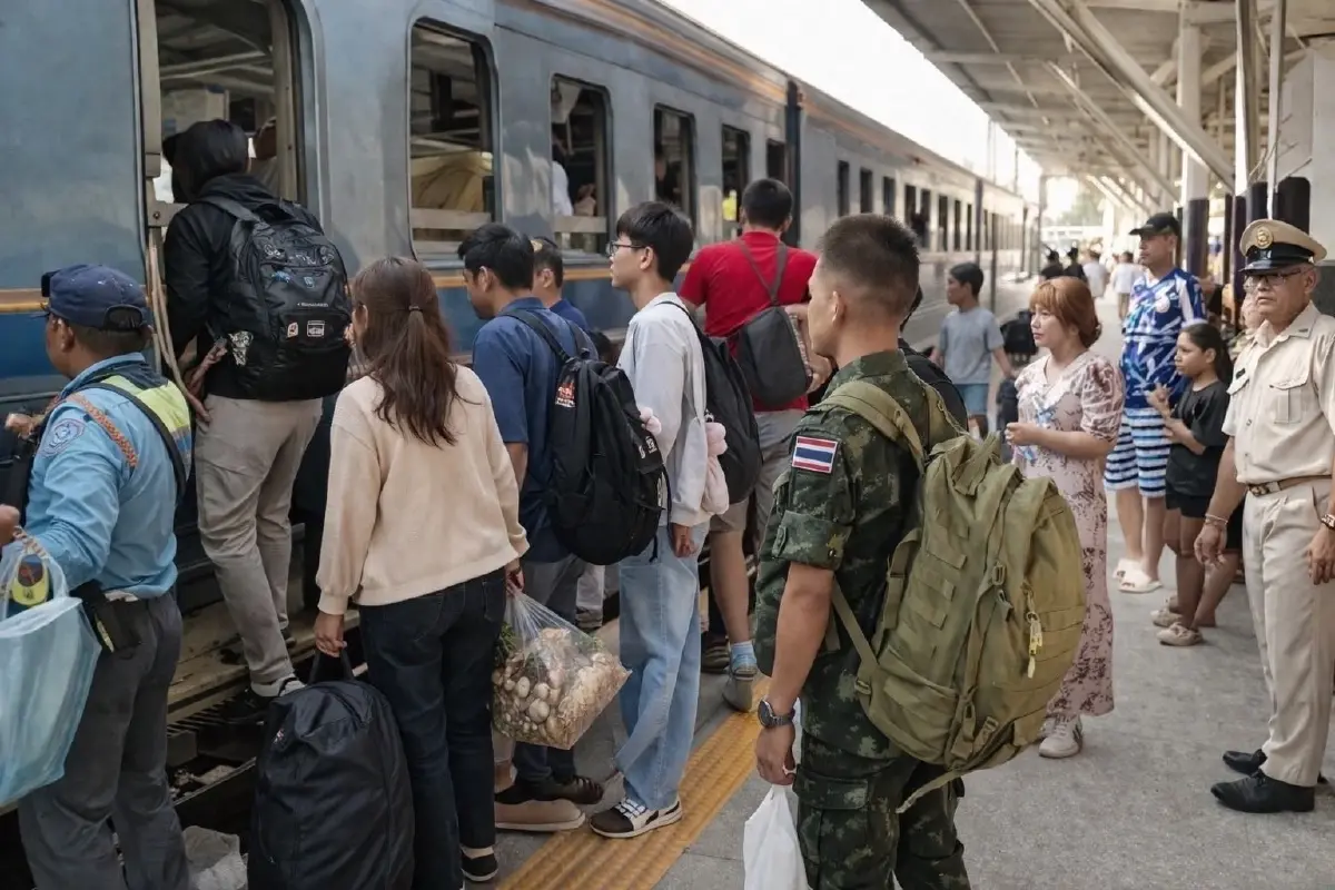 รฟท. เผย สงกรานต์ 69 ใช้บริการทะลุ 5.4 แสนคน สายใต้ครองแชมป์ผู้โดยสารสูงสุด