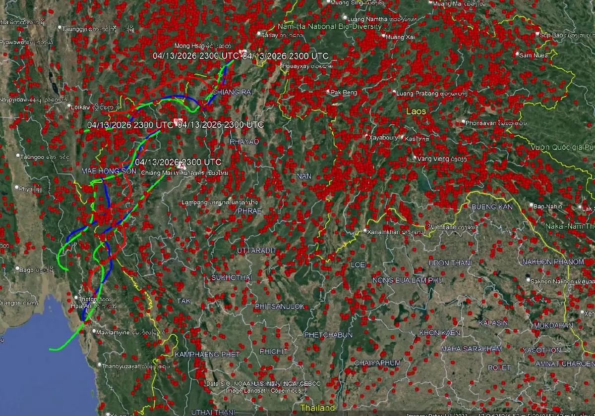 สงกรานต์ 69 ฝุ่น PM2.5 เหนือ-อีสานยังวิกฤต เตือนรับมือ พายุฤดูร้อน 16-20 เม.ย.