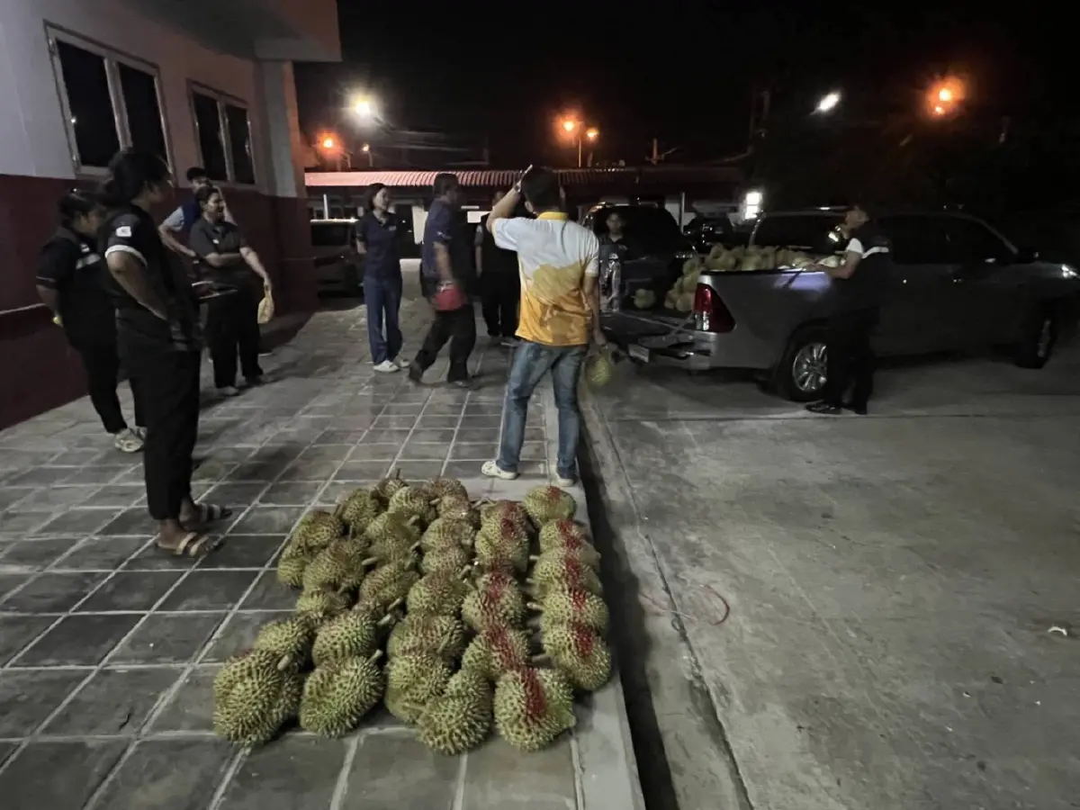 เข้มสกัดทุเรียนอ่อน ระยองตรวจสอบรถบรรทุกต้องสงสัย