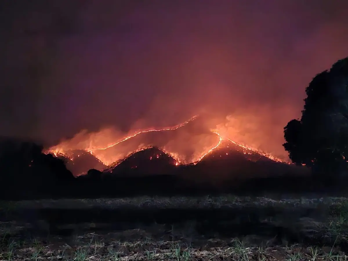 'ตรึงกำลัง 24 ชม.' สยบไฟป่าเขาสลักพระ หลังเพลิงโหมหนักบนสันเขา