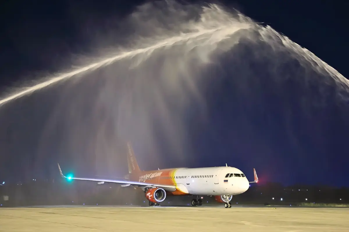 ‘เวียตเจ็ทไทยแลนด์’ บินตรงเช่าเหมาลำจาก ‘อุดรธานี’ สู่ 2 เมืองเศรษฐกิจ อู๋ซี - อี้อู ของจีน