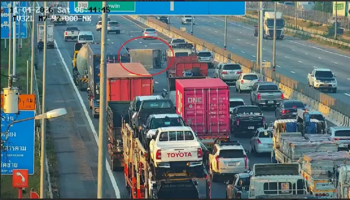 เช็กเส้นทางกลับบ้านสงกรานต์ 69 รถติดมาก ถนนมิตรภาพ มอเตอร์เวย์ M6