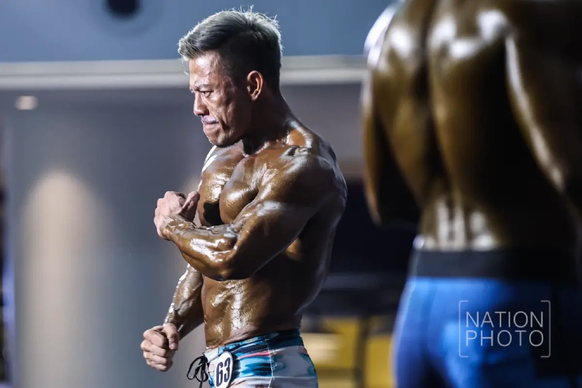 'พ่อพนา' ปล่อยโฮดีใจ 'น้องทับทิม' ให้กำลังใจถึงหลังเวทีก่อนขึ้นแข่งขันเพาะกาย